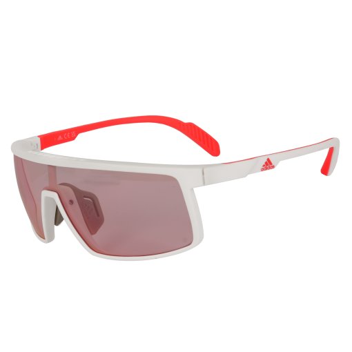Photo produit de adidas Lunettes - SP0057 - White / Contrast Mirror Roviex