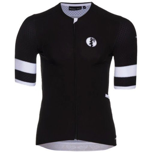Foto de endless local Maillot de Manga Corta - Maleko Road Unisex - negro/blanco