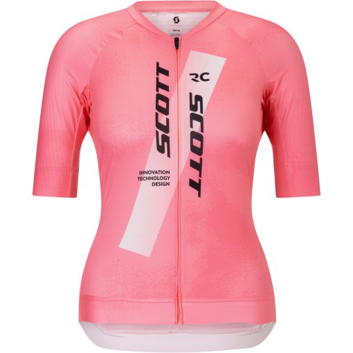 Kuva tuotteesta SCOTT RC Pro Lyhythihainen paita naisille - digital pink/white