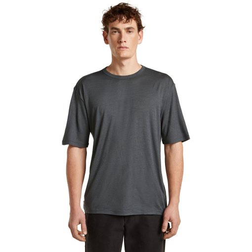 Foto de Icebreaker Merino 150 Tech Lite Relaxed Camiseta para hombres - Obsidian