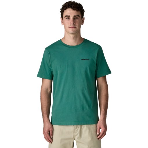 Kuva tuotteesta Patagonia P6 Logo Miesten t-paita - Gem Green