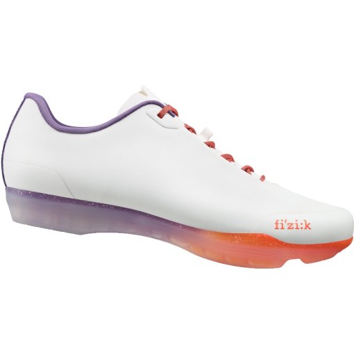 Immagine prodotto da Fizik Scarpe per Bici da Corsa Unisex - Tempo Beat - bianco/arancione