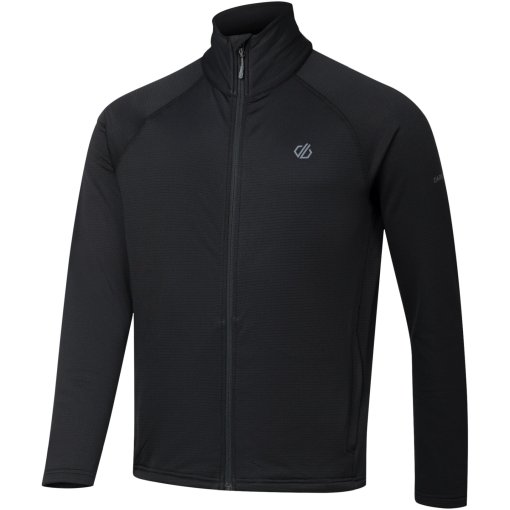 Foto de Dare 2b Fuse Up Full Zip Stretch Camiseta de entretiempo para hombre - 800 Black