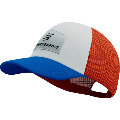 Produktbild von Compressport Trucker 6P Cap - princess blue/white
