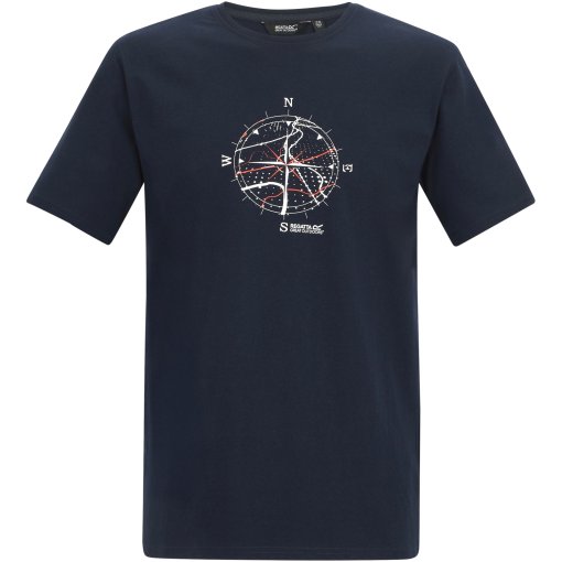 Kuva tuotteesta Regatta Cline IX T-Paita Miehet - Navy Compass ZVK