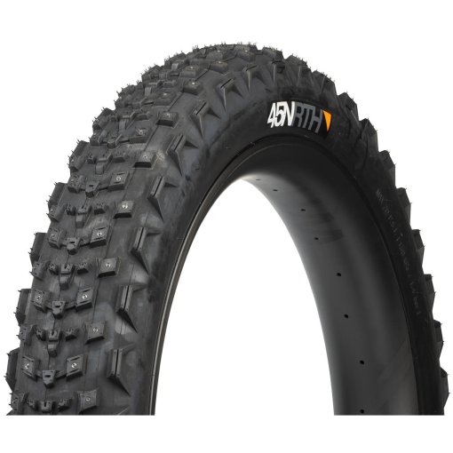 Immagine prodotto da 45NRTH Copertone Pieghevole - Dillinger 4 Fatbike | Fat Tubeless Ready - Nero | 26x4.20&quot; / 168 Carbide Steel Studs / 60TPI