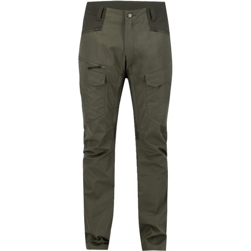 Foto de Lundhags Fulu Cargo Stretch Hybrid Pantalones para hombres - Long - Forest Green 67200