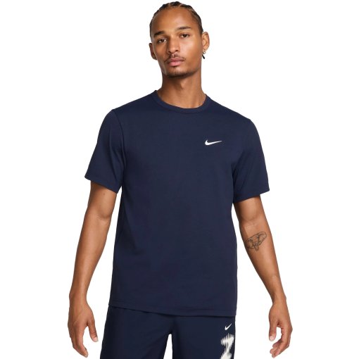 Productfoto van Nike Dri-FIT UV Hyverse T-Shirt Fitness Heren - obsidian/white DV9839-452