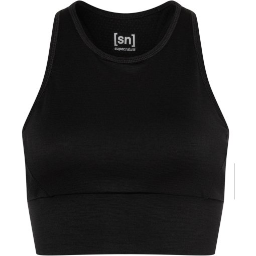 Immagine prodotto da SUPER.NATURAL Top Sportivo Reggiseno Donna - Liquid Flow - Jet Black