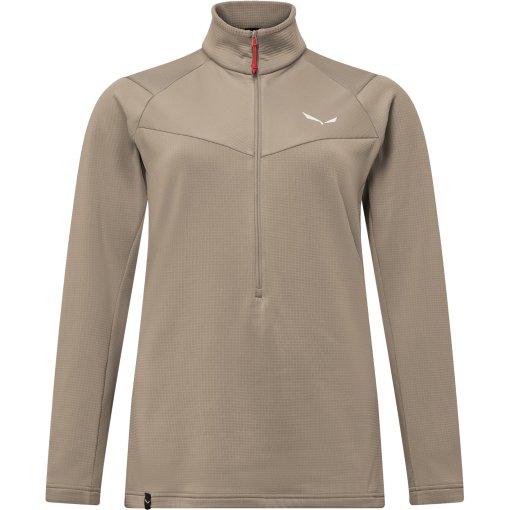 Foto de Salewa Camiseta de Manga Larga Mujer - Puez Cammino Polarlite Half Zip - quicksand 7180