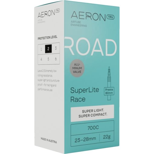 Imagen de Aeron Cámara - SuperLite Race Road - 28" | 23-28mm - SV