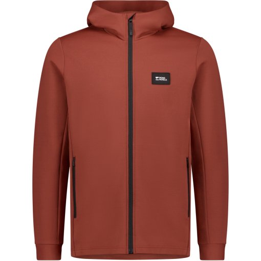 Foto de Mons Royale Chaqueta con Capucha Hombre - Arcadia Merino Fleece - sienna