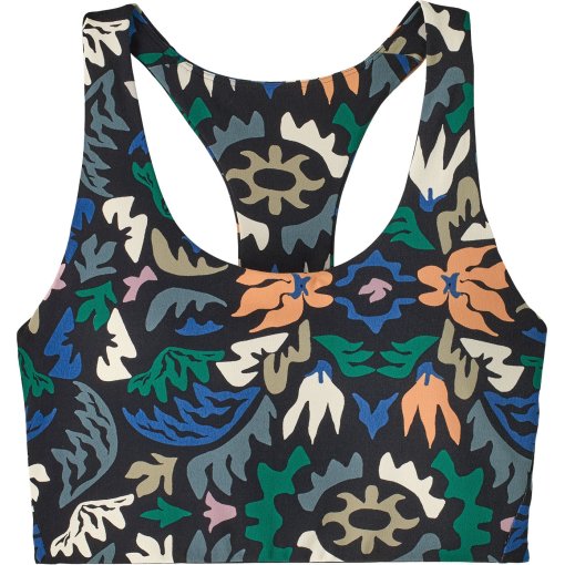 Picture of Patagonia Maipo Mid Impact Bra Women - Kaleido: Black