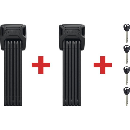 Abus Klappschloss Bordo Granit XPlus 6500/85 Black SH