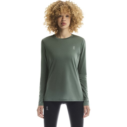 Productfoto van On Core Long-T Shirt met Lange Mouwen Dames - Olive