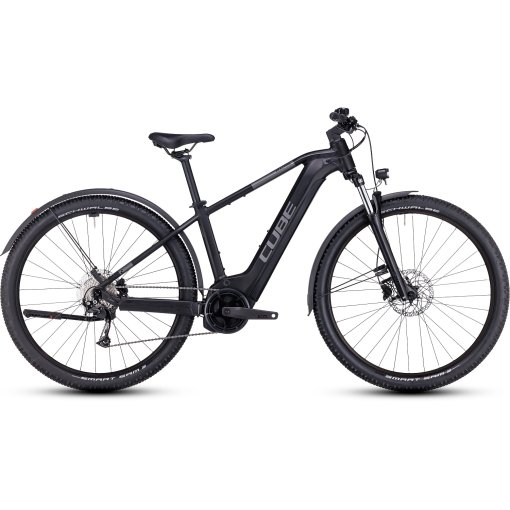 Productfoto van CUBE REACTION HYBRID Performance 625 Allroad - E-Mountainbike - 2023 - zwart / grijs