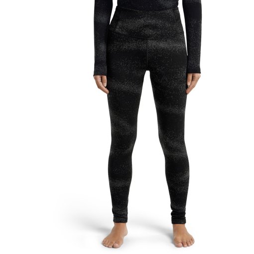 Picture of Icebreaker Merino 260 Oasis Vertex High Rise Leggings Chillwave Women - Black/Obsidian