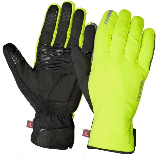 Photo produit de GripGrab Gants Imperméables - Polaris 2 - Yellow hi-vis