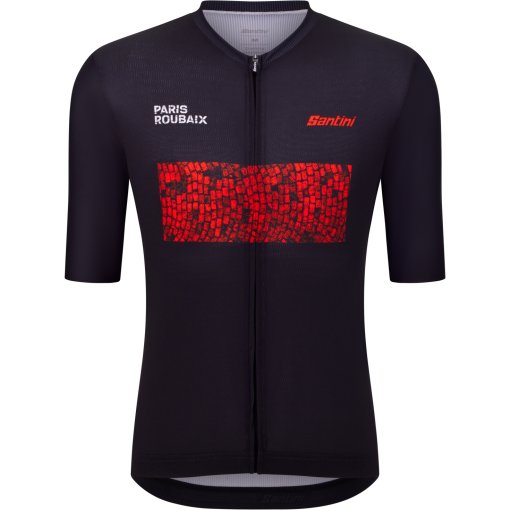 Foto de Santini Paris-Roubaix Maillot de manga corta para hombre RE97075CPAVES - black NE