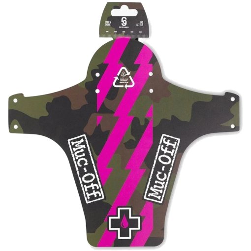 Foto de Muc-Off Ride Guardabarros Delantero - camo black/verde