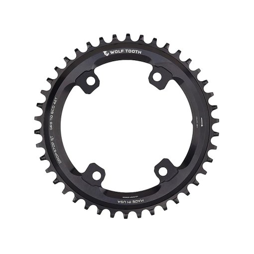 Wolf Tooth Chainring for Shimano GRX | 110 BCD Asymmetric | 4-Arm