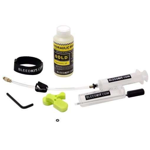 Photo produit de BLEEDKIT.COM Premium GOLD Magura MT Edition - Kit de purge + huile minérale
