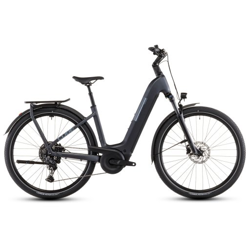 Picture of CUBE KATHMANDU HYBRID ONE 800 - Easy Entry - Electric Touring Bike - 2026 - metallicgrey / grey
