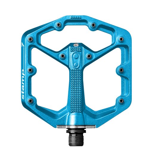 Foto de Crankbrothers Pedales de Plataforma - Stamp 7 Small - electric blue