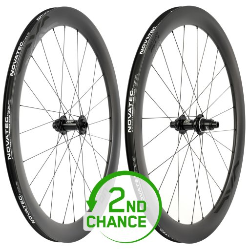 Foto de DXC x Novatec® Juego de Ruedas - RD/FIFTY DRS - 28&quot; | Carbono | Centerlock - 12x100mm | 12x142mm - XDR - Producto Reacondicionado