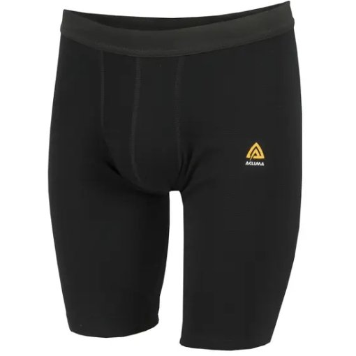Produktbild von Aclima Warmwool Unterhose Shorts Lang Herren - jet black
