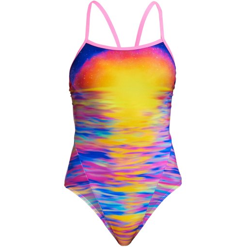 Foto de Funkita Traje de Baño Mujer - Single Strap Eco - Darkinjung Sunset
