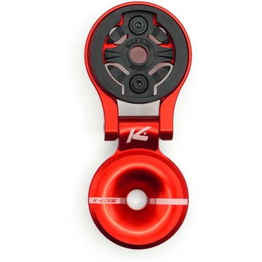 Productfoto van K-Edge Garmin Race Stuurpenbevestiging met Ahead-kap - rood
