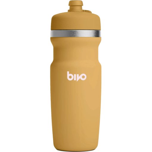 Photo produit de Bivo Trio Mini Gourde Isotherme + Couvercle Gravity Flow - 500ml - amber