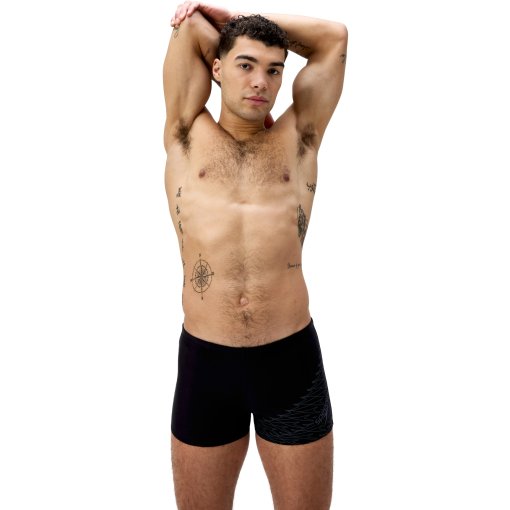 Produktbild von Speedo Medley Logo Aquashort Herren - black/lead grey