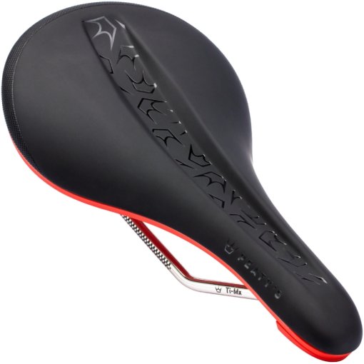 Picture of Peaty&#039;s Monarch Ti-MX Saddle - Red