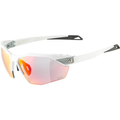 Kuva tuotteesta Alpina Twist Six S HR QV Glasses - white matt / rainbow mirror