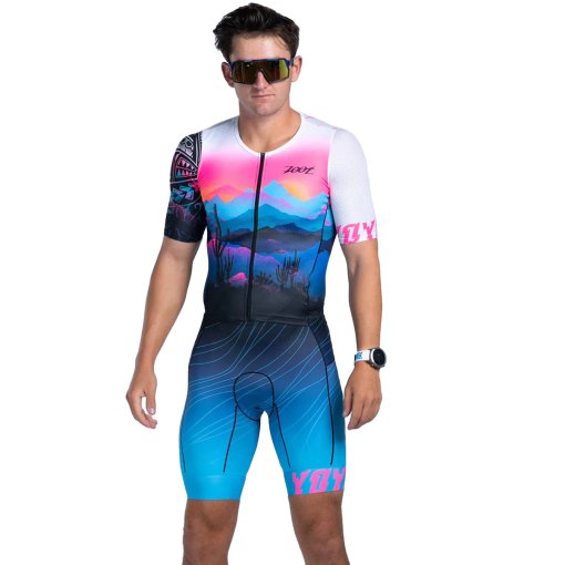 Productfoto van ZOOT LTD Aero Full Zip Skinsuit Heren - elements