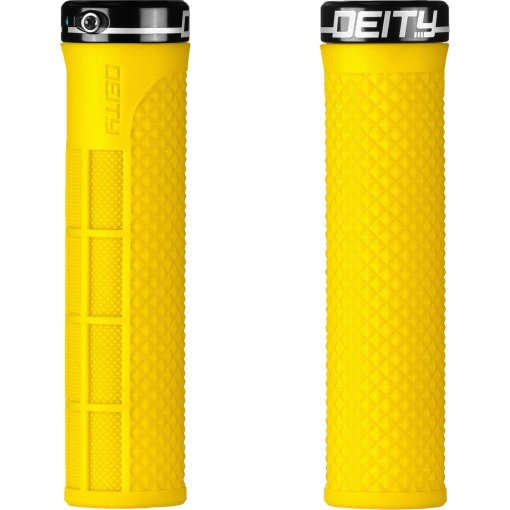 Picture of Deity Components Lockjaw Grips - 32mm - yellow