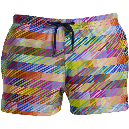 Foto de Funky Trunks Bañador Corto Hombre - Shorty Shorts - Static Stack