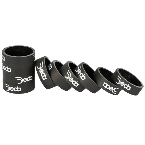 Photo produit de Deda Spacer Kit Carbone de Jeu de Direction - 10mm | 1 1/8&quot; | 10 pcs.