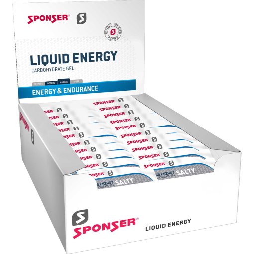 Productfoto van SPONSER Liquid Energy Salty - Koolhydraatgel - 40x35g