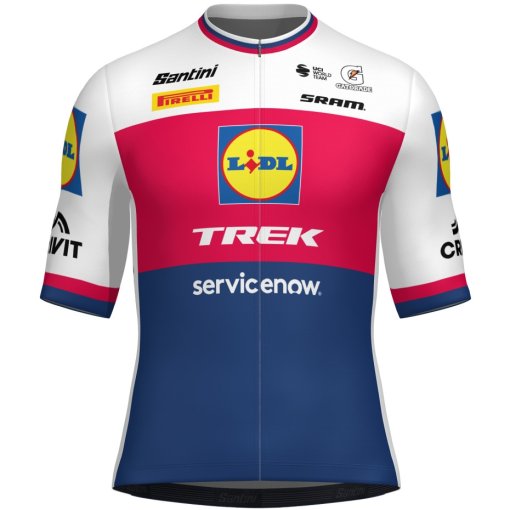 Productfoto van Santini Team Lidl-Trek 2026 National Champion Shirt voor fietsen heren RE97175C26LTCZ - Tsjechië