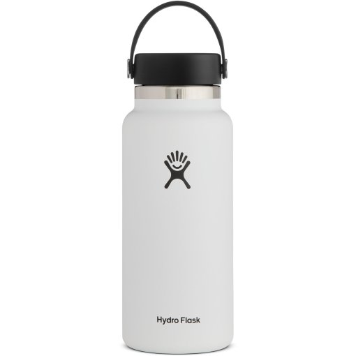 Foto de Hydro Flask Botella Térmica - 32oz Wide Mouth + Tapa Flex - 946ml - blanco
