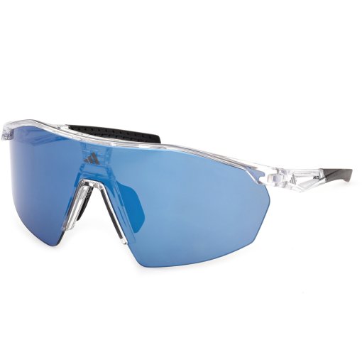Photo produit de adidas Anemos Light SP0115 Lunettes - Shiny Cristal Clear / Blue Mirror
