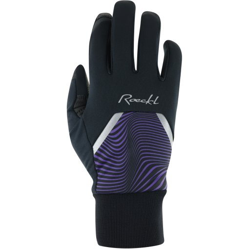 Foto de Roeckl Sports Guantes Ciclismo Mujer - Wirsberg - black/ultra violet 9463