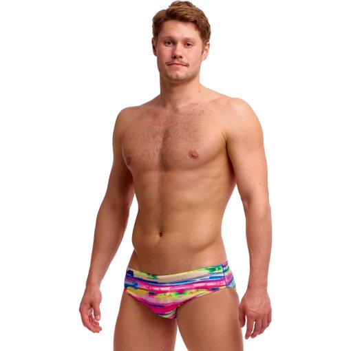 Picture of Funky Trunks Classic Eco Swim Briefs Men - Paint Patch