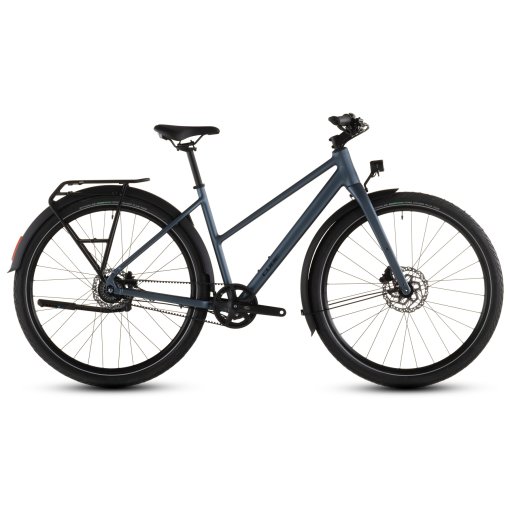 Photo produit de CUBE Vélo de Ville - EDITOR Pro FE - Trapeze - 2026 - mineralblue / chrome