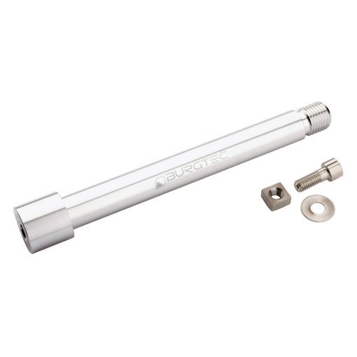 Immagine prodotto da Burgtec Perno Passante - anteriore | 15x110mm Boost | 135mm | per FOX (Kabolt X, 2021+) - rhodium silver