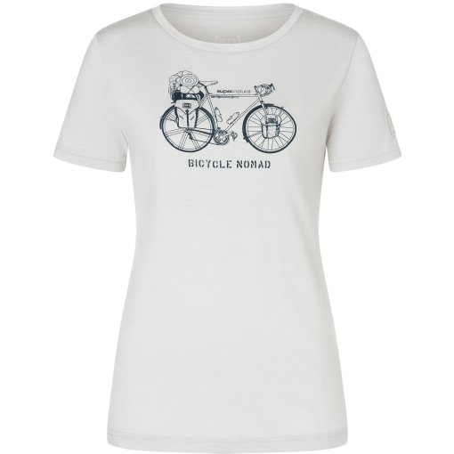 Immagine prodotto da SUPER.NATURAL Maglietta Donna - Bicycle N. Bio - White Stone Melange/Blueberry