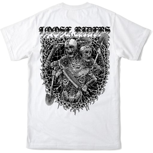 Foto de Loose Riders Camiseta Hombre - Metal Tech - Trail Crew White